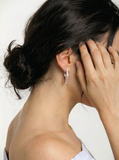 Platinum Prism Light Square Diamond Studs