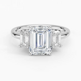 Luxe Rhiannon Three Stone Diamond Ring (3/4 ct. tw.) in 14K White Gold