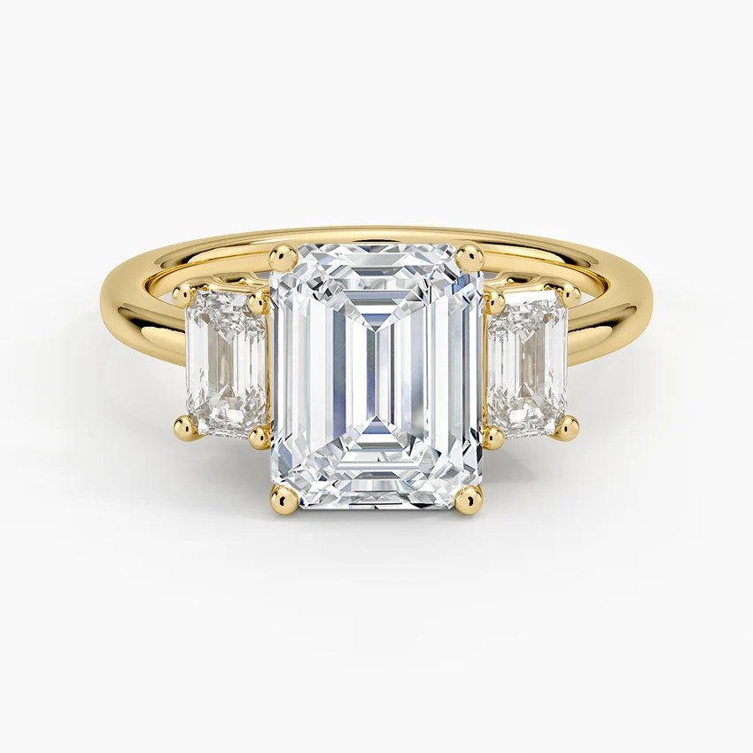 Luxe Rhiannon Three Stone Diamond Ring (3/4 ct. tw.) in 14K White Gold